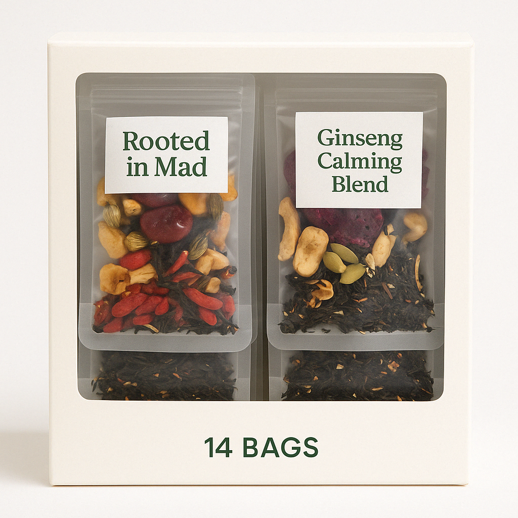 Healthy Floral Ginseng Tea