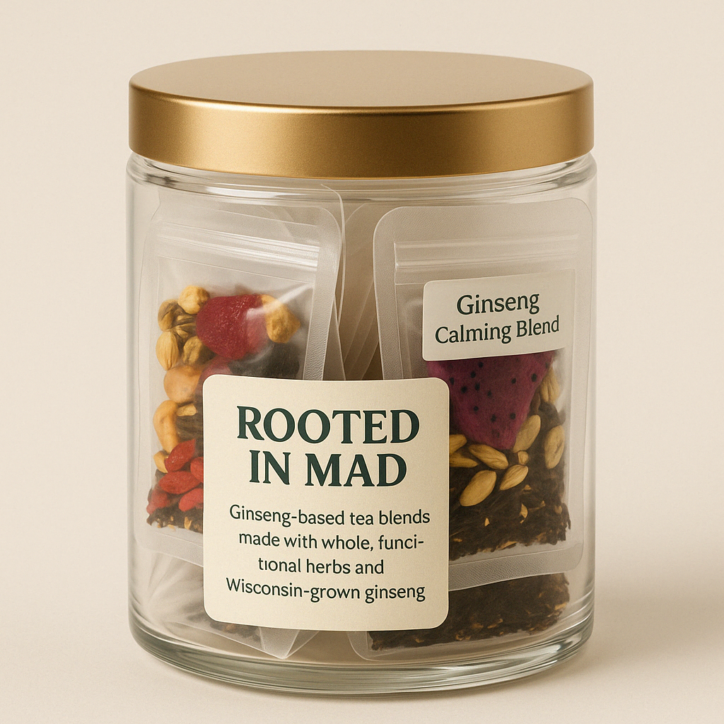 Healthy Floral Ginseng Tea